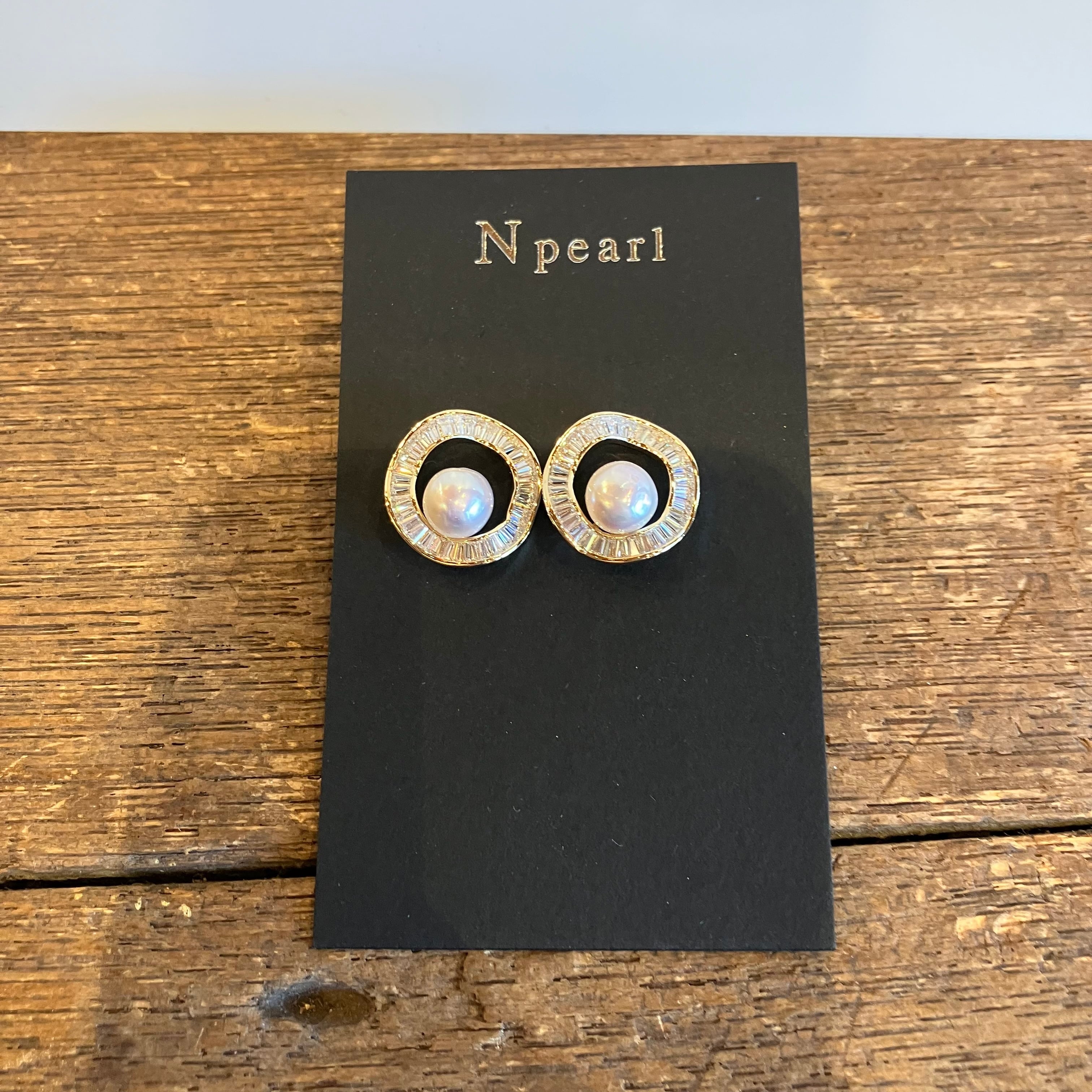 愛媛宇和島産 本真珠 パールピアス N pearl