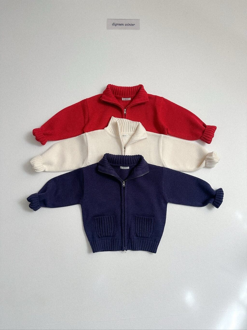 roel zip-up【digreen】※11月下旬〜12月上旬発送予定