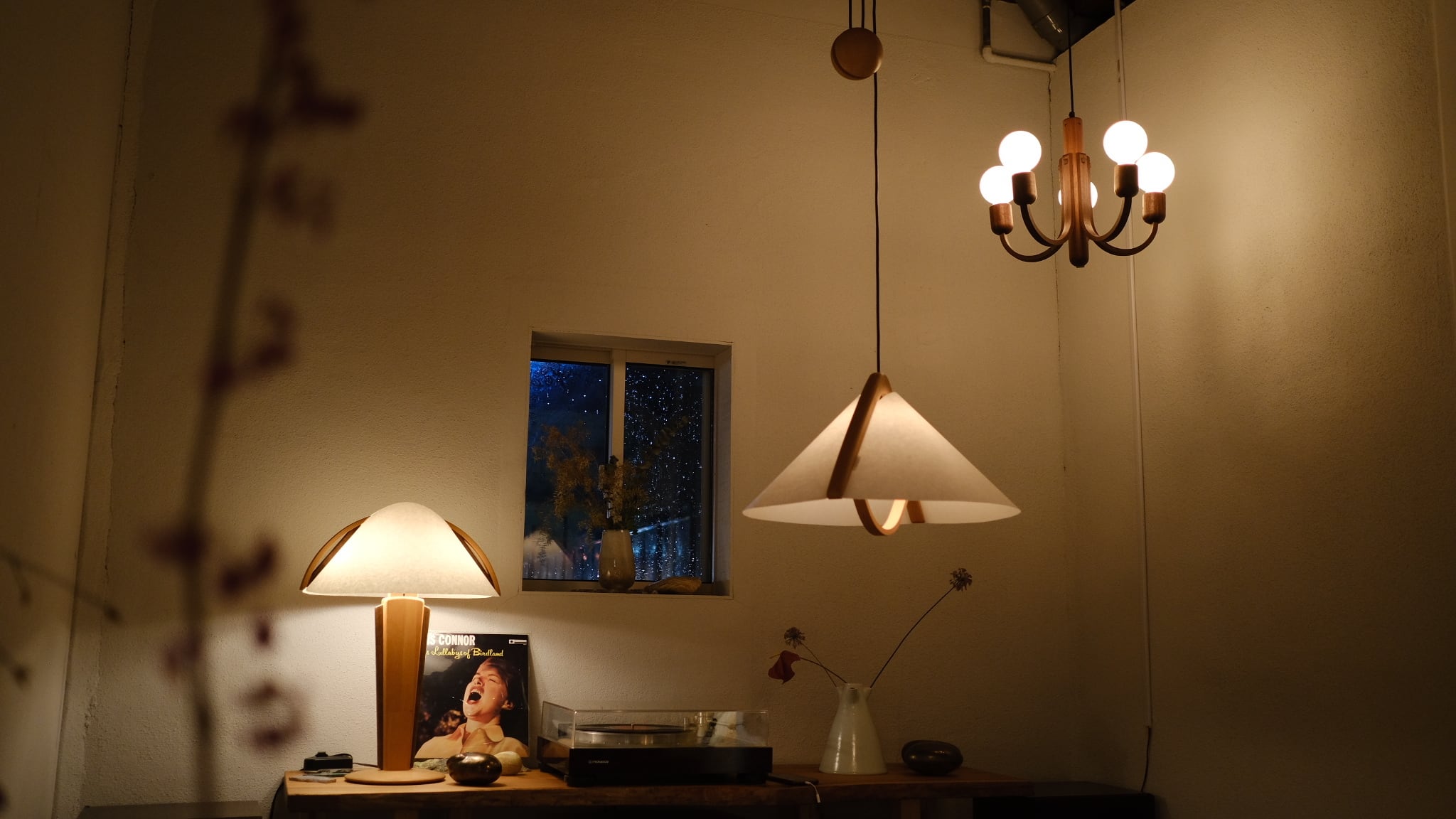 Domus ドムス ウッド 洗い落とせる シャンデリア 6灯 チーク ランプ  