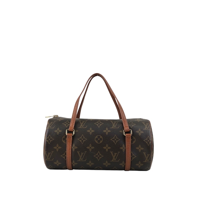 LOUIS VUITTON ルイヴィトン パピヨン26 モノグラム ハンドバッグ ブラウン レザー ロールバッグ vintage ヴィンテージ オールド dwmmh5