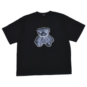 【WE11DONE】BLACK PEARL NECKLACE TEDDY T-SHIRT