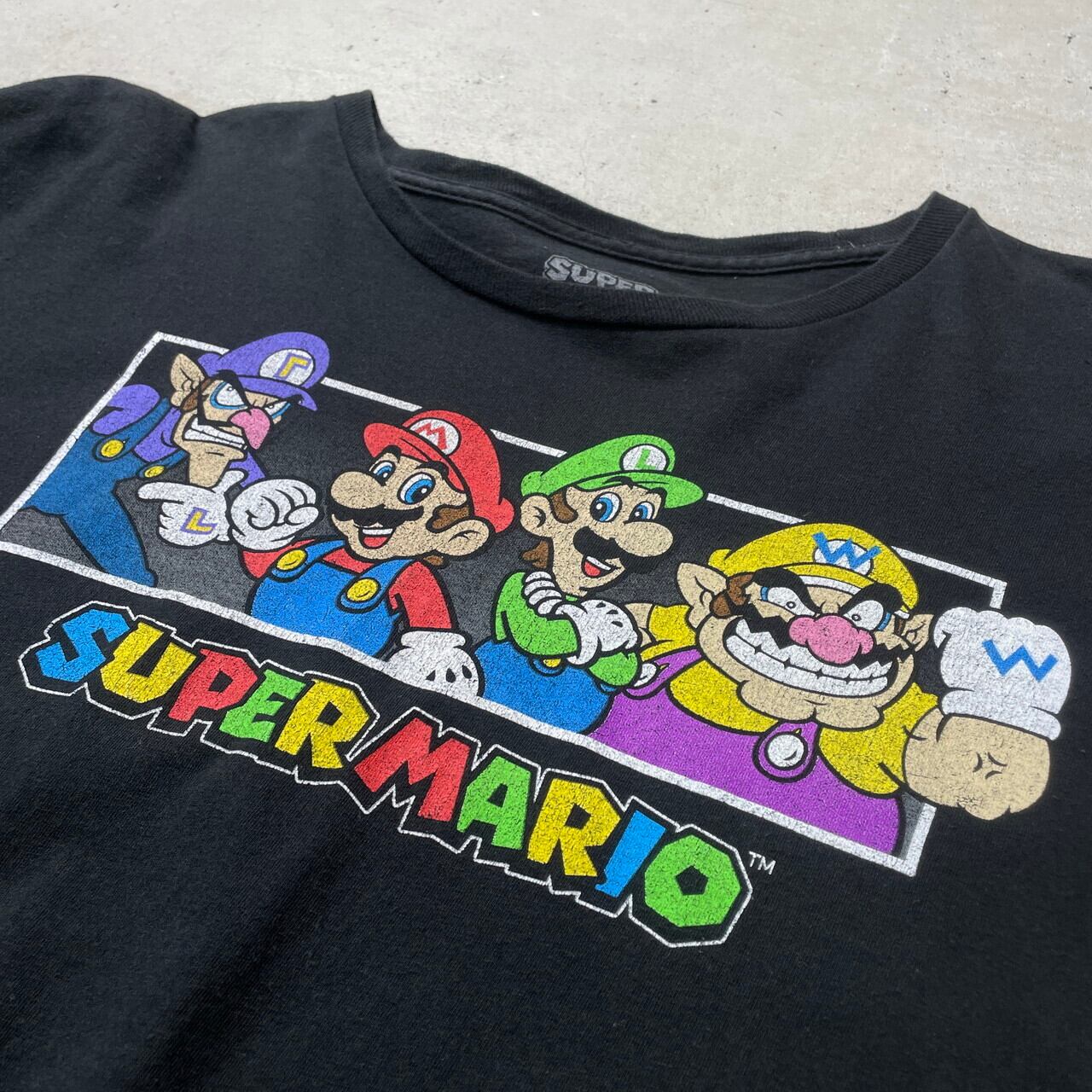 SUPER MARIO スーパーマリオ キャラクタープリントTシャツ NINTENDO