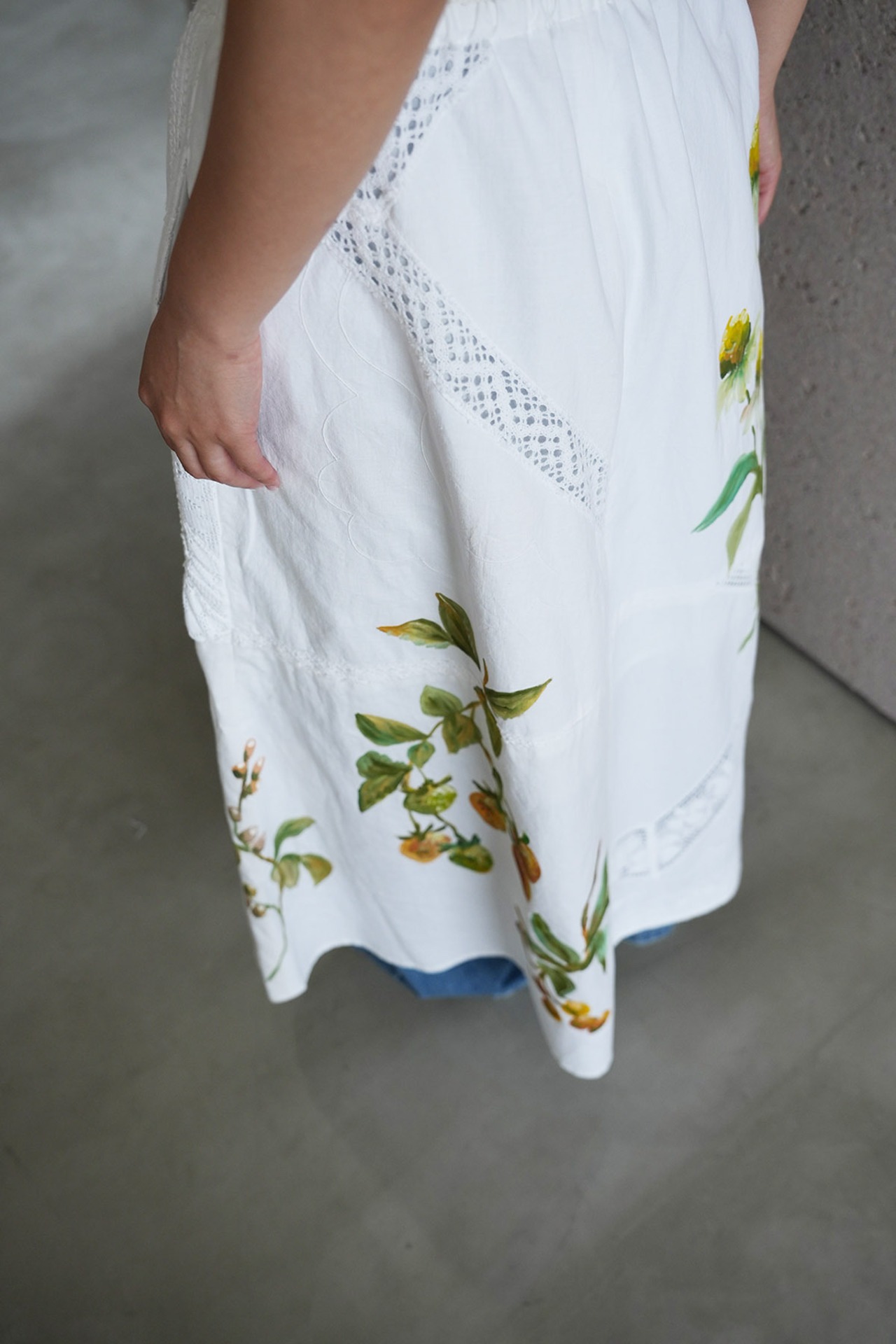 vintage lace skirt white*berry