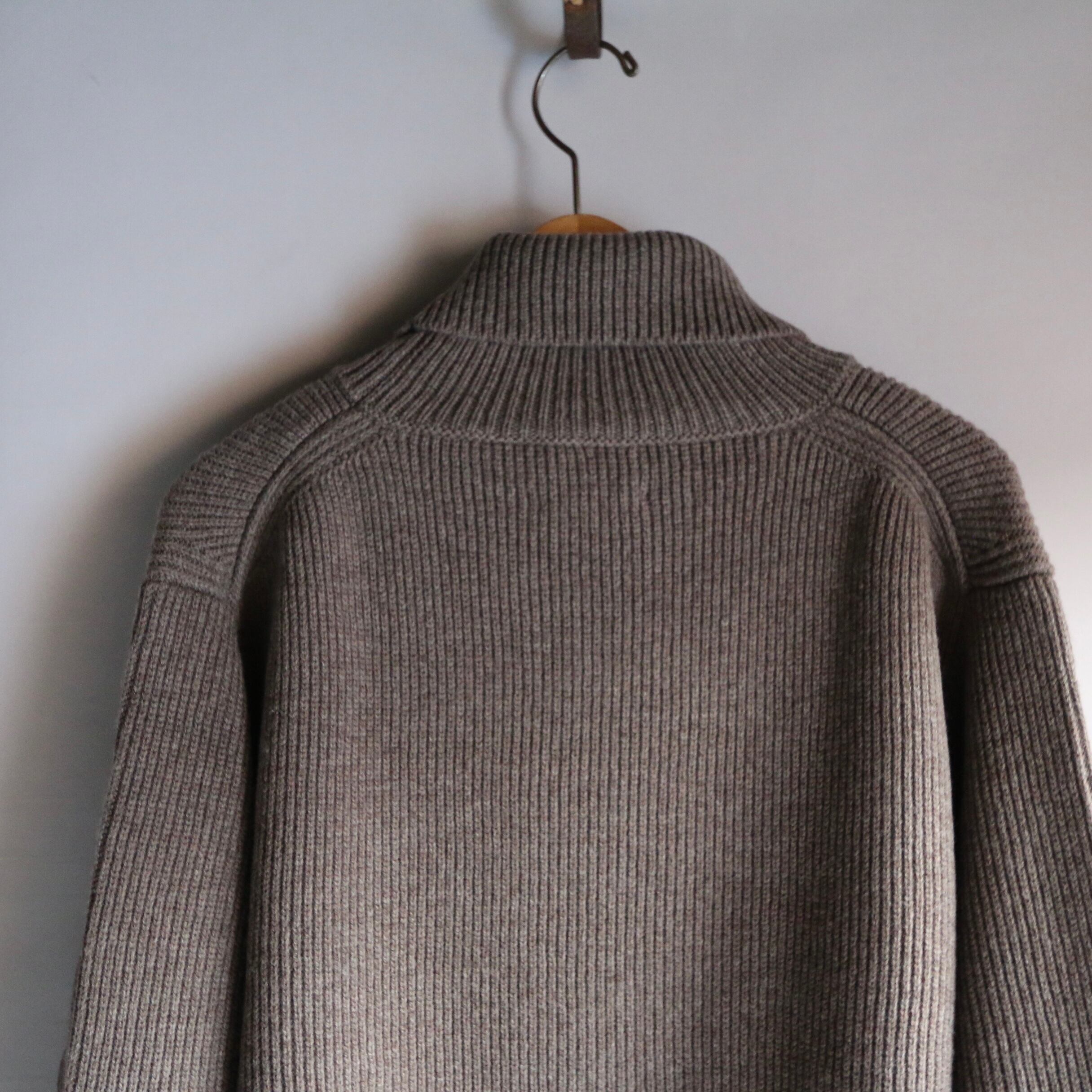 7日取り下げ comm.arch.ハンドフレームハイネック ニットプルオーバー comm.arch./コム・アーチ Hand Framed High Neck P/O ／ハンドフレイム