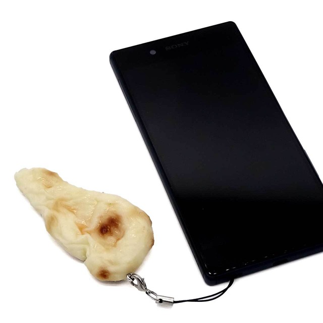 食べちゃいそうな ナン 食品サンプル キーホルダー ストラップ