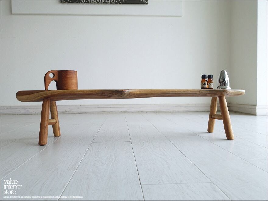 チーク無垢材 マルチラック95cm 飾り台 キッチンラック ディスプレイトレイ ロングトレイ 什器 送料込 世界三大銘木