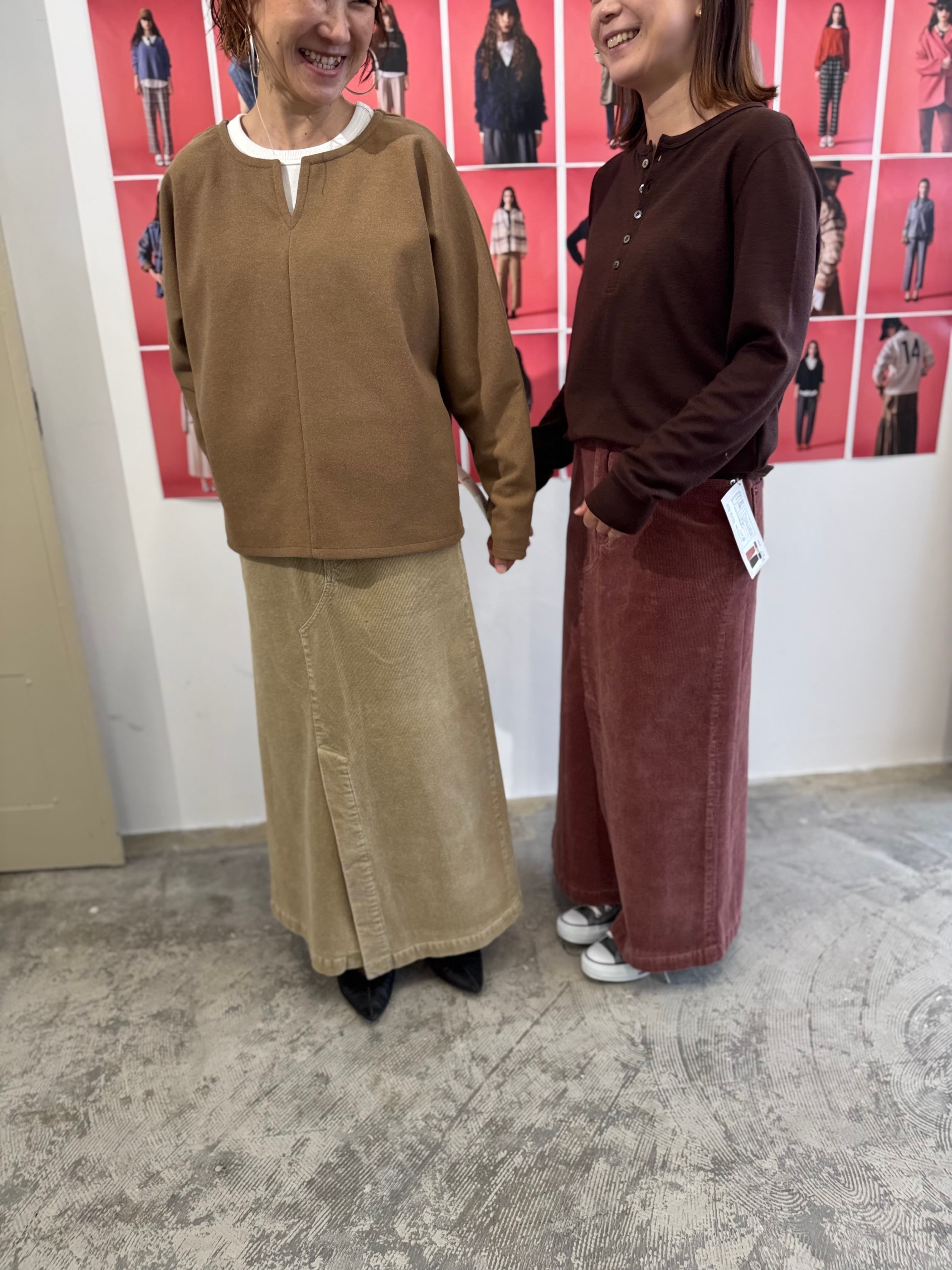 【LEMELANGE】ストレッチコーデュロイスカート 8553302