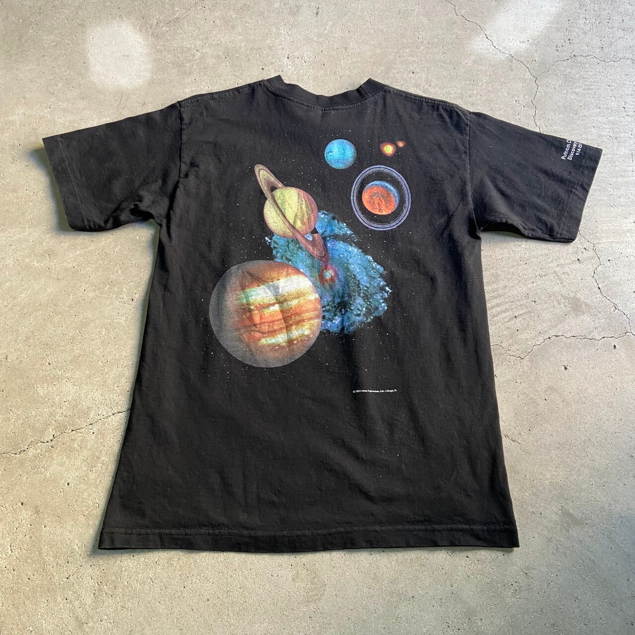 USA製 90年代 ヴィンテージ 宇宙 両面プリントTシャツ メンズM 古着