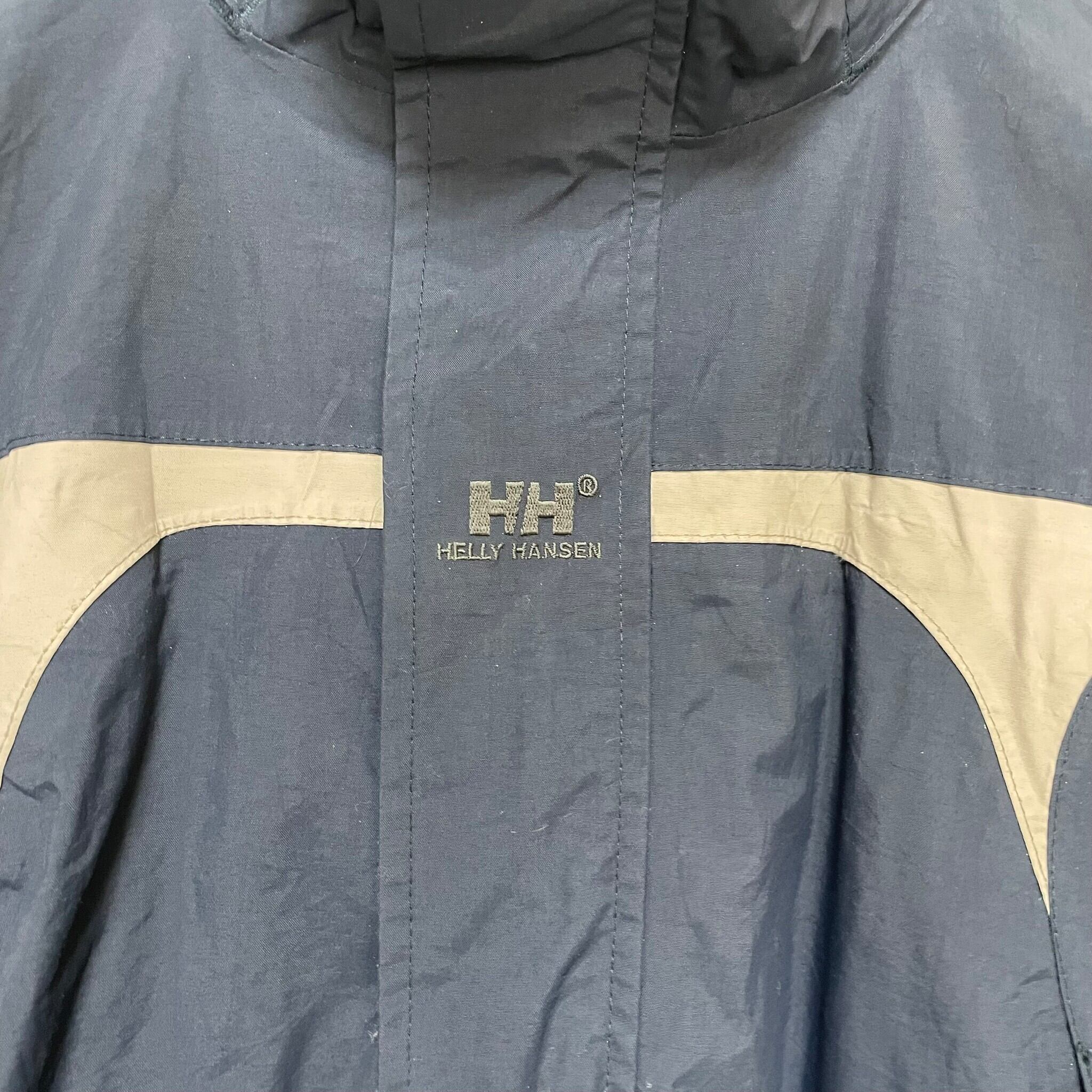 HELLY HANSEN マウンテンジャケット XS 刺繍 ドローコード | 古着屋 