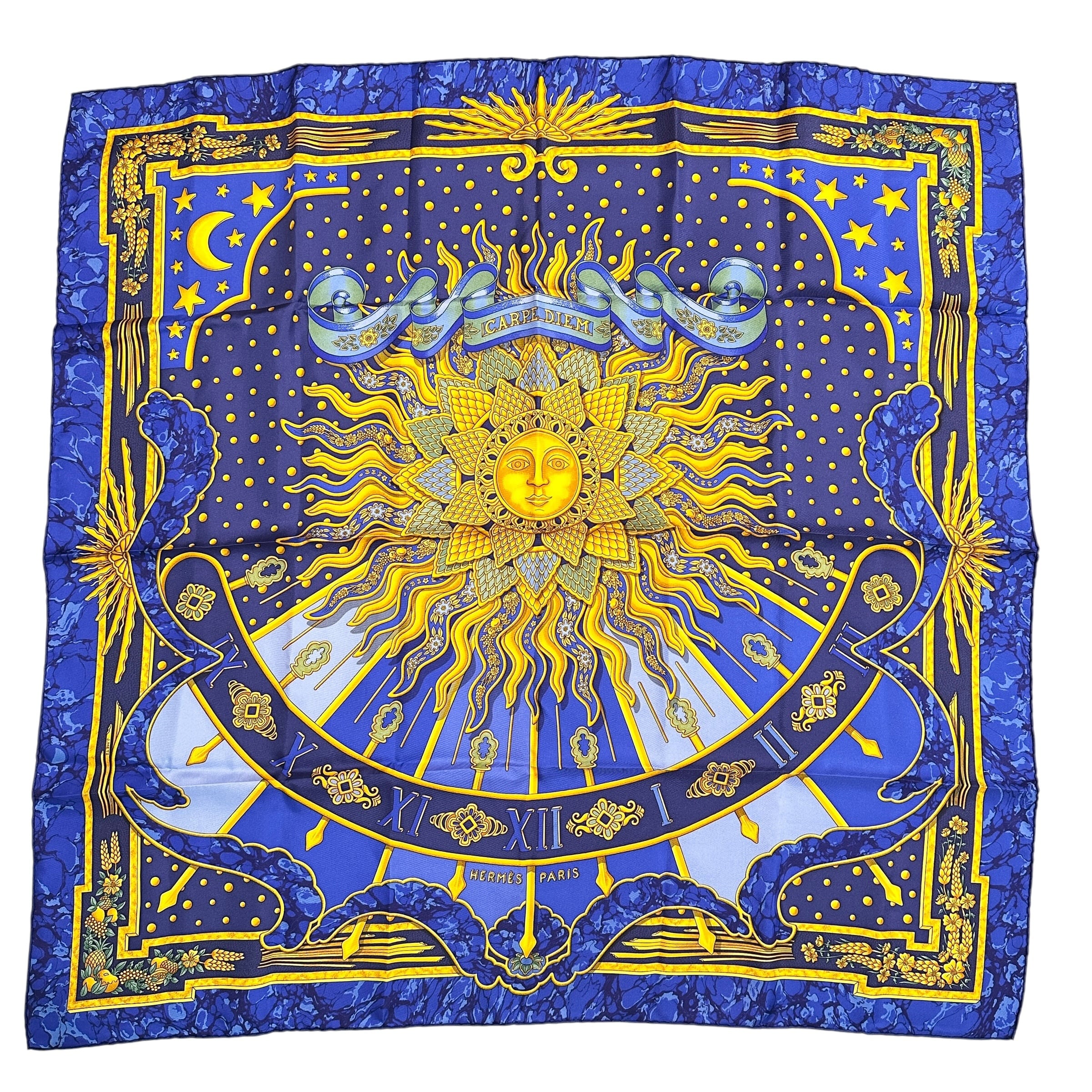 HERMES エルメス カレ90 今日一日を楽しむ 28389-202604
