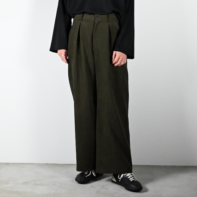 SAYATOMO / 2-Tack Corduroy Baggy Trousers SAYATOMO / 2-Tack Corduroy Baggy Trousers