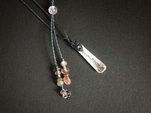 ダンビュライト macrame necklace