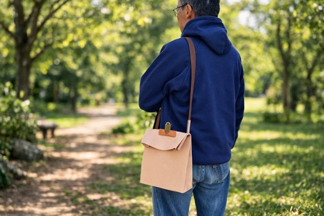 【NEW】紙袋のようなただの袋・ショルダータイプ