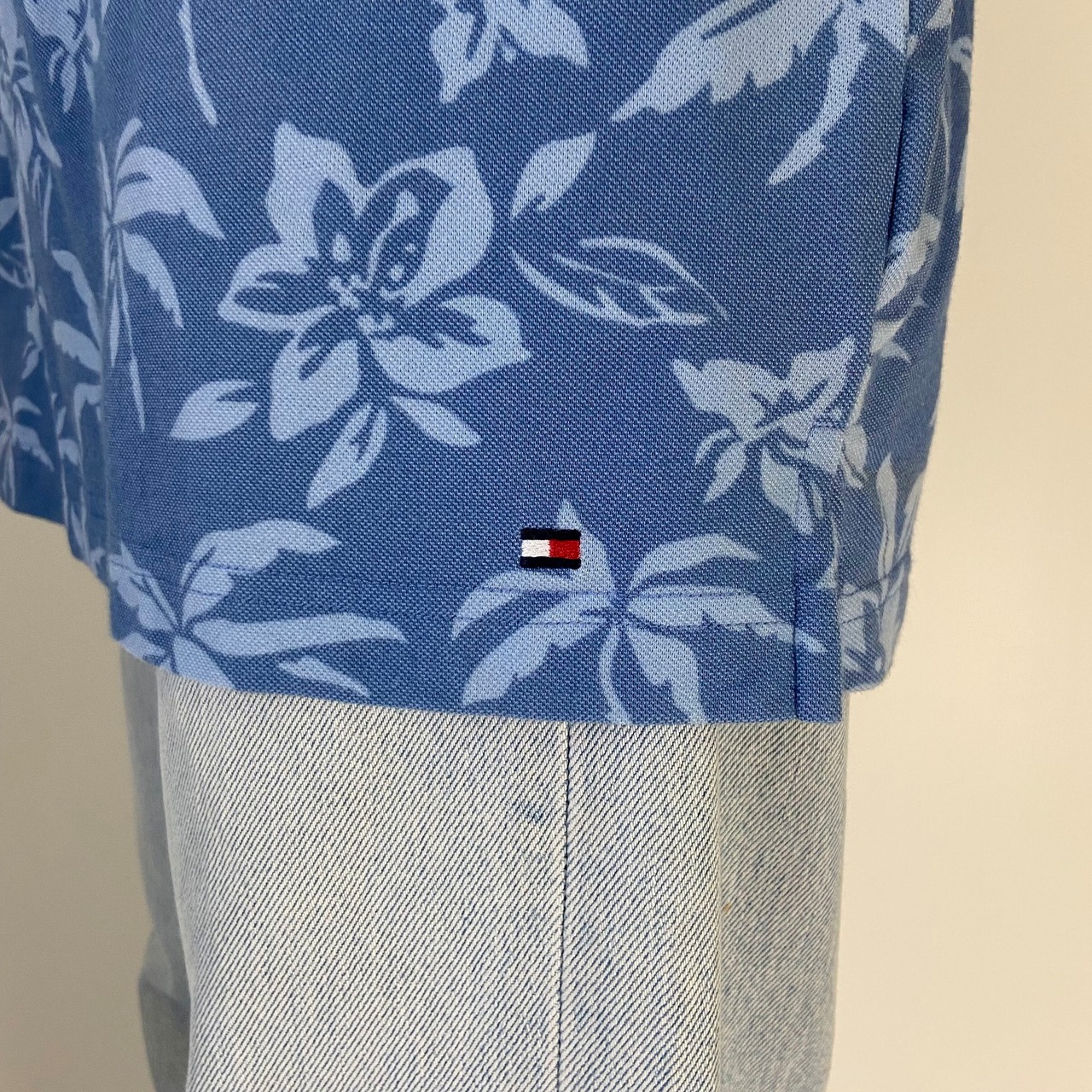 00年代 TOMMY HILFIGER トミーヒルフィガー Comfort-dry 花柄 総柄 