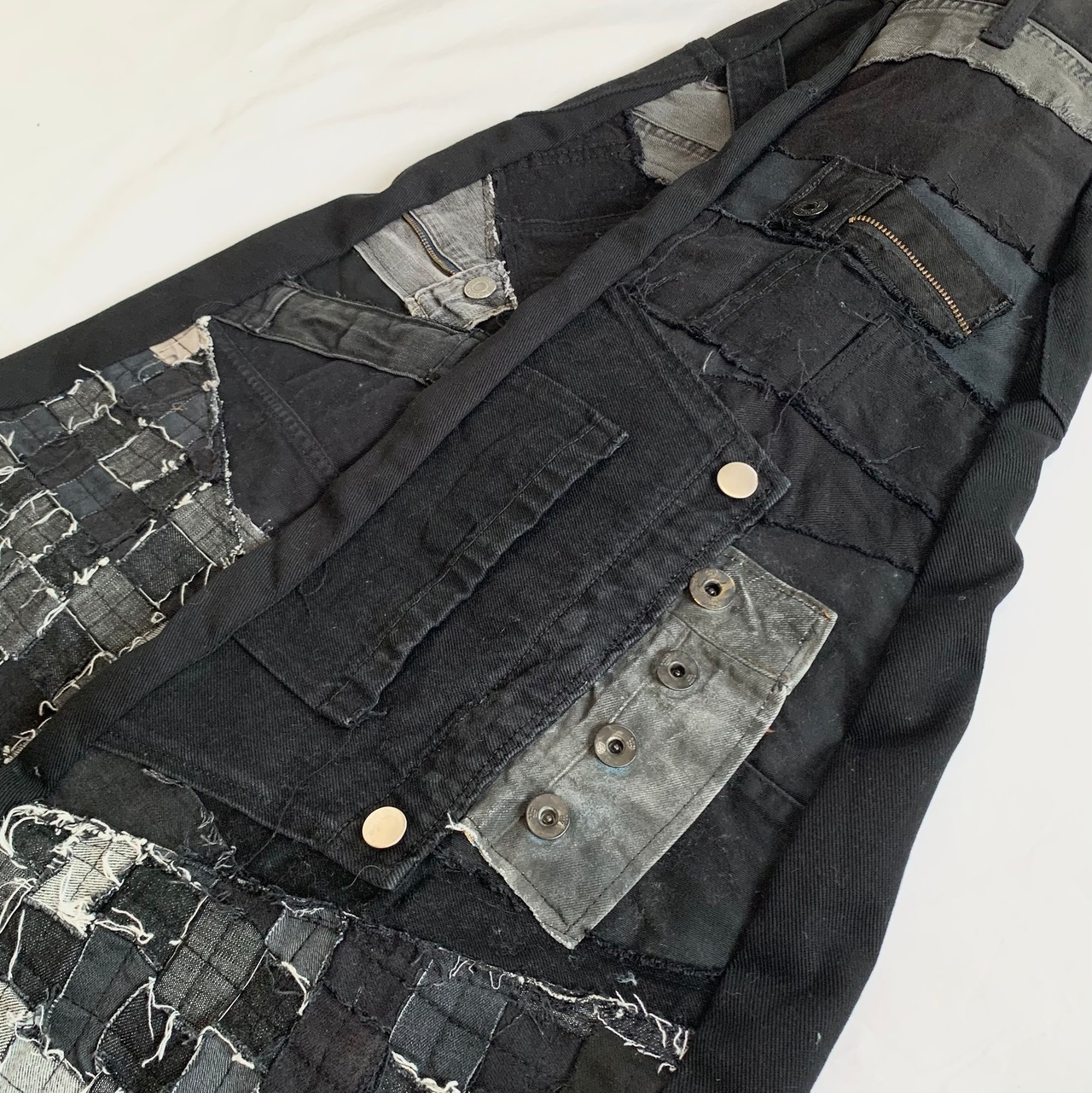 No.302【irregularly denim】再構築 リメイク フレアパンツ | 101NEWYORK
