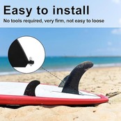 [ JAZZBACK ] ボックスセンターフィン用 サーフボード用 シルバー 2個セット フィンロックスクリュー フィンネジ ステンレス ロングボード シングルフィン ミッドレングス BOXFIN SUP サップ サーフボード サーフィン用 ドライバー不要タイプ フィンボックス用 (2)