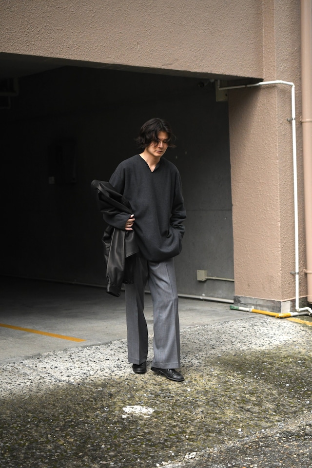 blurhmsROOTSTOCK / Rough&Smooth Thermal Over Neck L/S (Heathercharcoal)