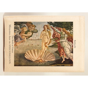 Botticelli（ボッティチェッリ）スピーチバルーンのブックカバー