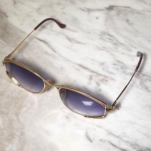 vintage FRED gold color frame glasses " JOYAU "