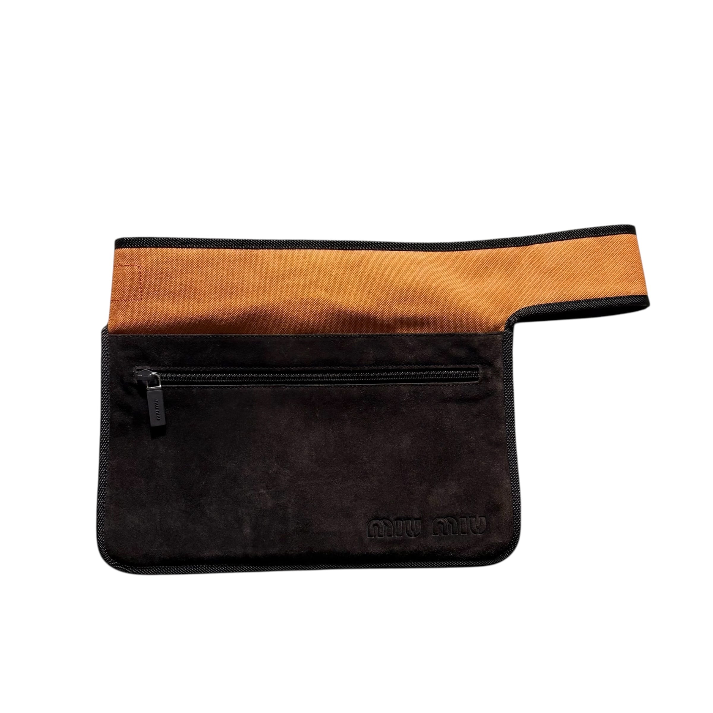 archive MIU MIU suede body bag | NOIR ONLINE