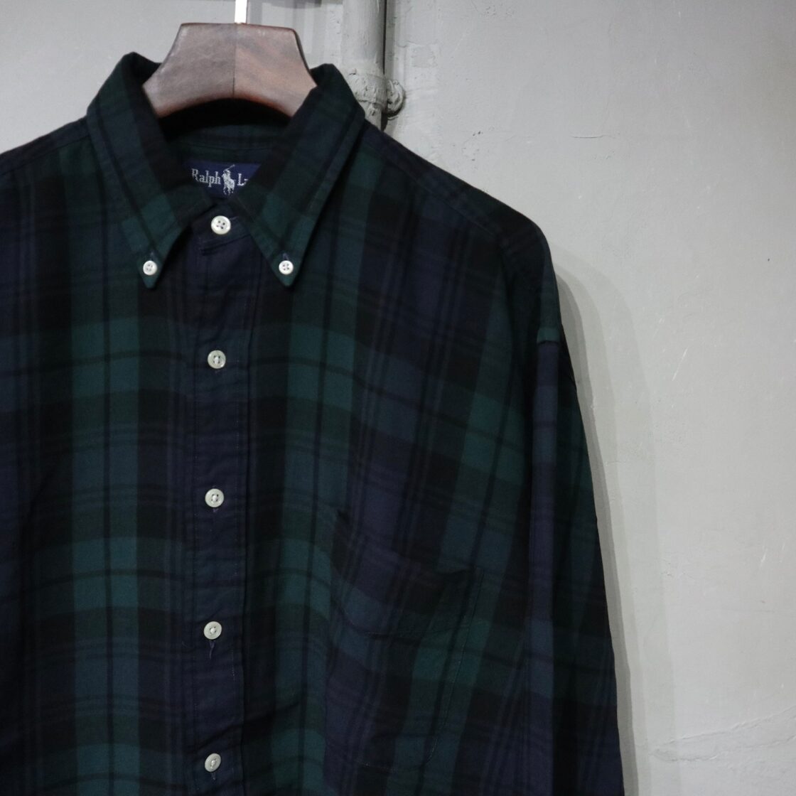 polo ralph lauren ラルフローレン レーヨン 長袖 B.D ボタンダウン 