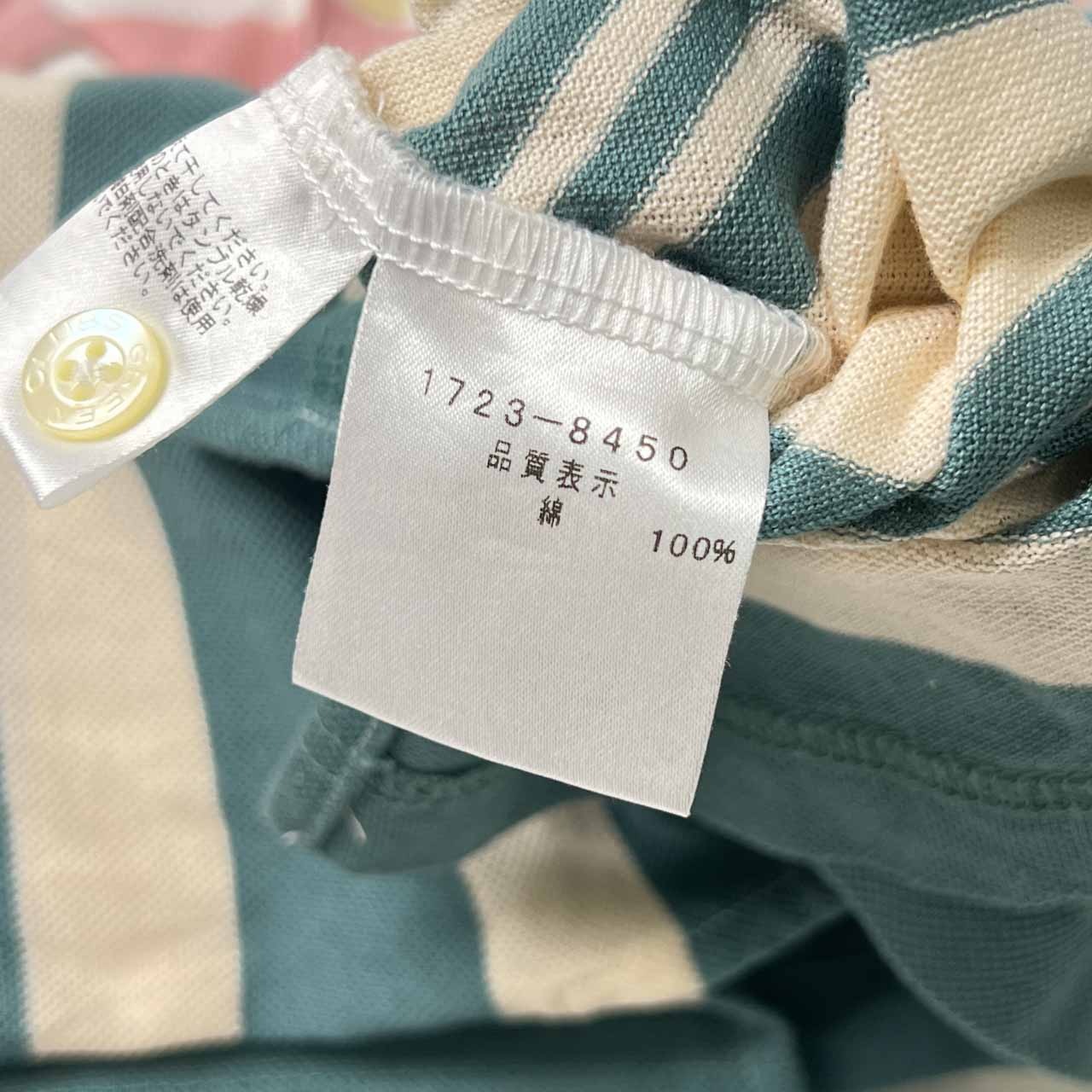 GREEN CLUBS グリーンクラブ ボーダー 半袖 ポロシャツ 3/マルチ メンズ ゴルフ