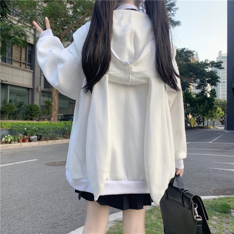 2色 ロングうさ耳パーカー Sucrier シュクリエ お砂糖みたいに甘くてかわいい 量産型プチプラガーリー服 通販 2色 ロングうさ耳パーカー Sucrier シュクリエ お砂糖みたいに甘くてかわいい 量産型プチプラガーリー服 通販