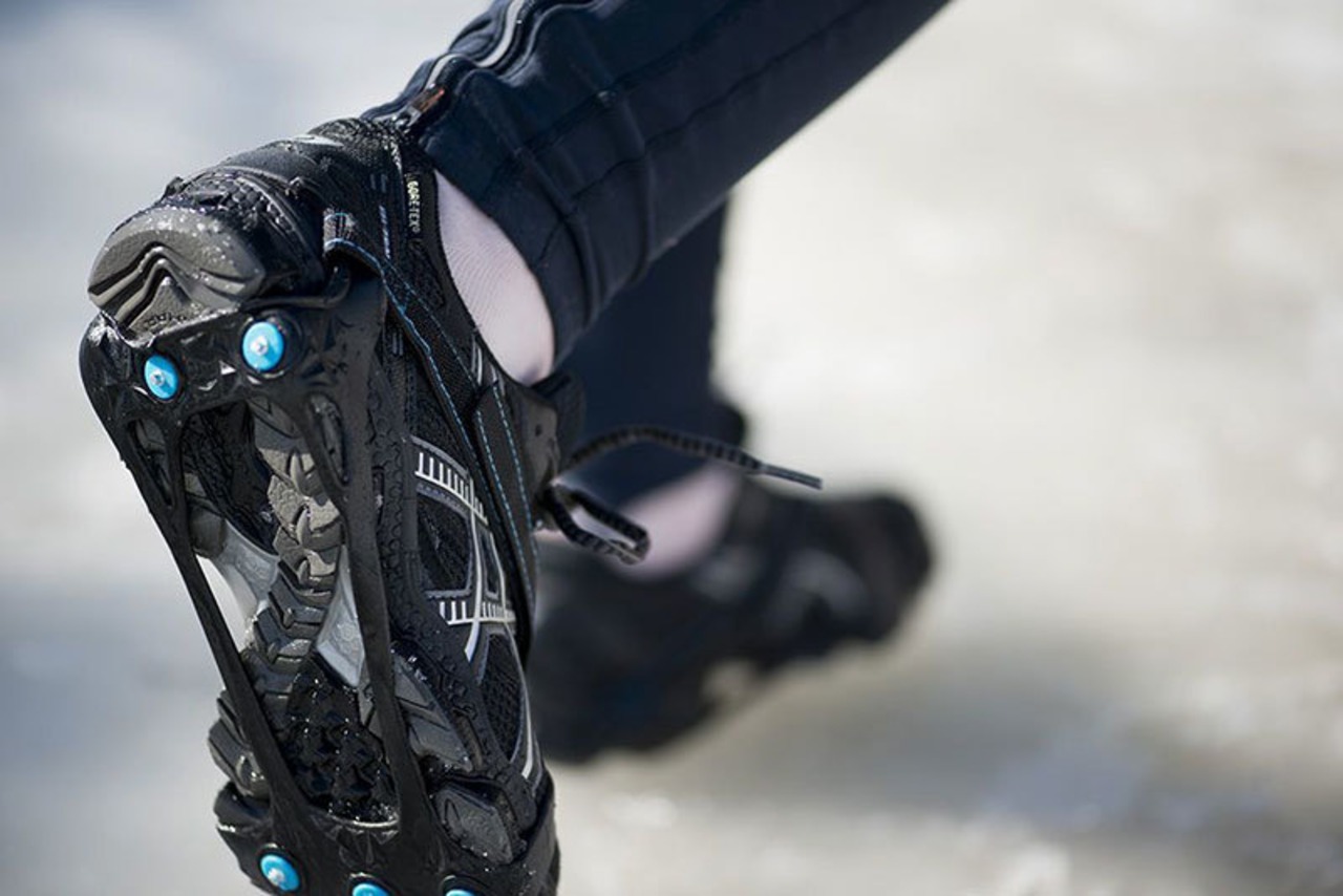 NORDIC GRIP(ノルディックグリップ) RUNNING 靴底用 滑り止め 凍結 路面 雪道 対策 スパイク アイスグリッパー スノーグラバー 転倒防止 滑らない ランニング ND-20