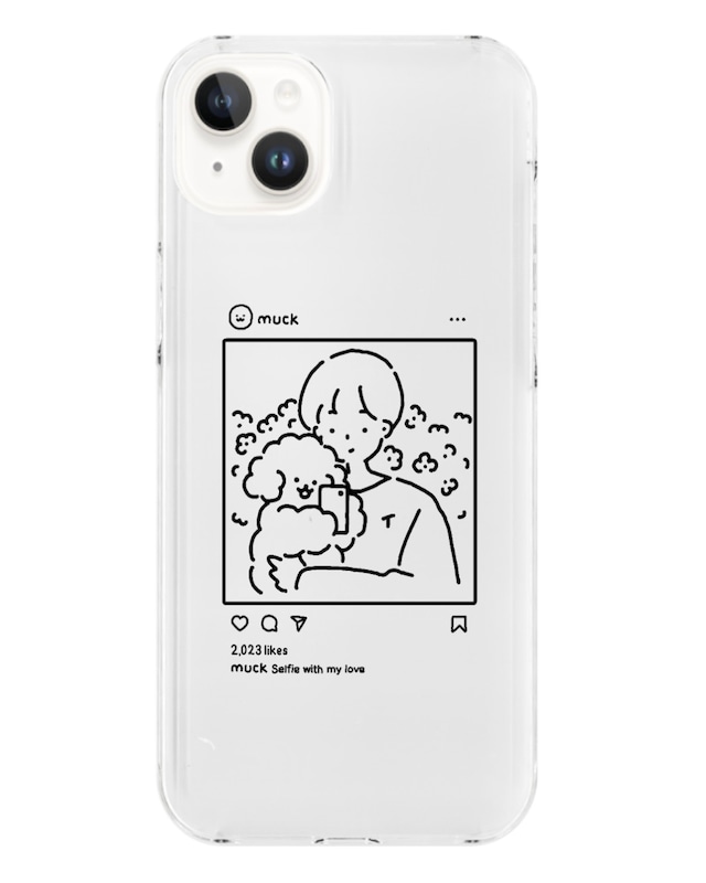 Muck Instagram with boy phone case