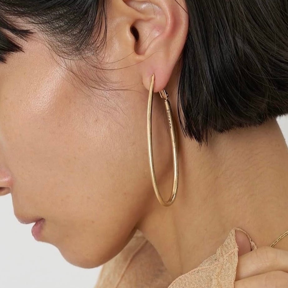 rin様用　チエコ　フープイヤリング CHIGNON 】ドロップフープイヤリング | valance 福井｜レディース