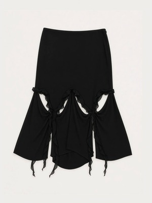【26SS | WOMEN】AVAVAV アヴァヴァヴ / スカート / Cut-Out Woven Skirt　F26-SKT-1352