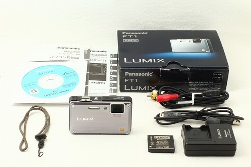 Panasonicパナソニック LUMIX DMC-FT1 シルバー 元箱付き 極上品ランク/8836