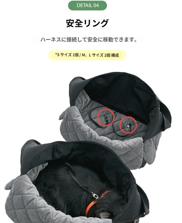 即納】《TOMO》Cozy Unibag (+Corduroy Cushion) Black L size
