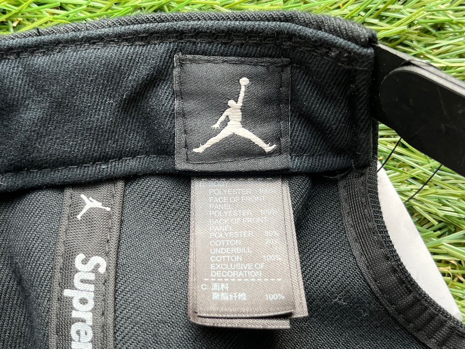 Supreme × NIKE AIR JORDAN 6-PANEL CAP BLACK 73011 | BRAND BUYERS OSAKA