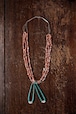 Navajo ナバホ族　Jacklas Necklace ジャックラスネックレス　SPINY OYSTER SHELL(スパイニーオイスターシェル）