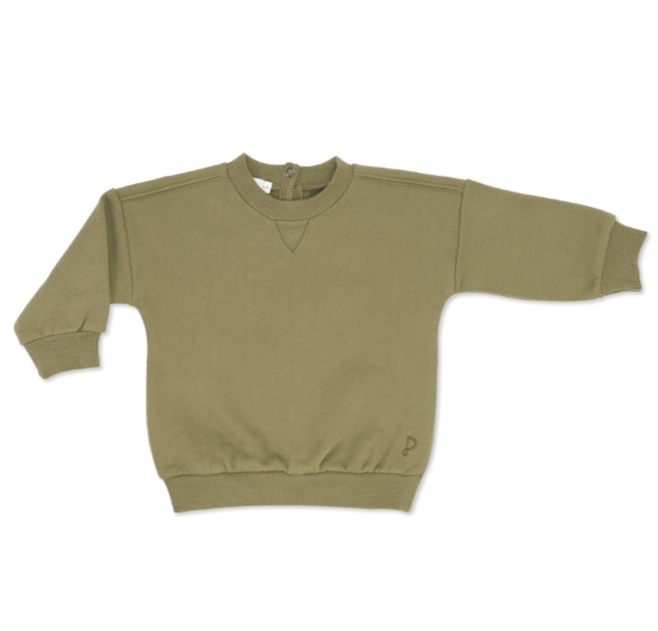 Phil&Phae Chunky baby sweater - soft moss