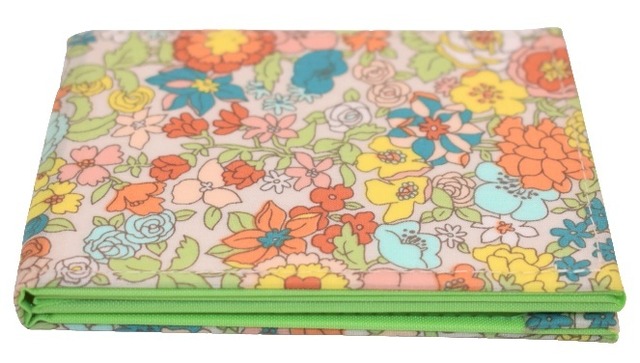 Fiore ハンドミラー 折りたたみ 花柄 (グリーン) 卓上 コンパクト 制菌 防臭 工房 手作り 日本製 エコパッケージ MX-0015-166