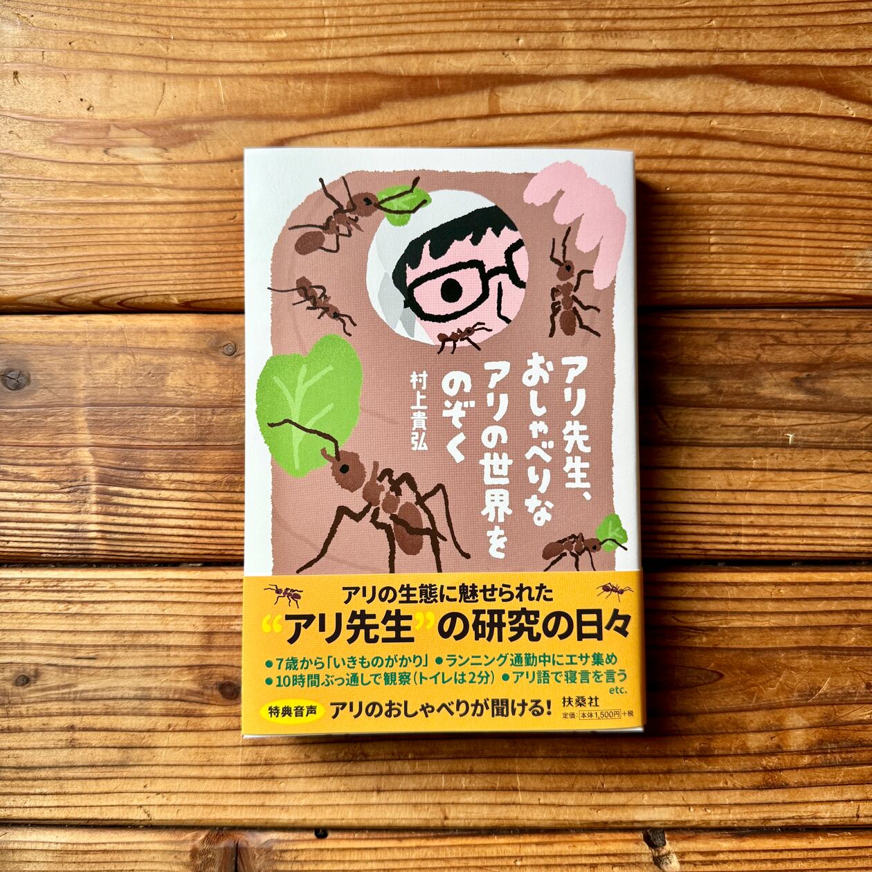 アリ先生、おしゃべりなアリの世界をのぞく | 村上 貴弘 | 尾鷲市九鬼