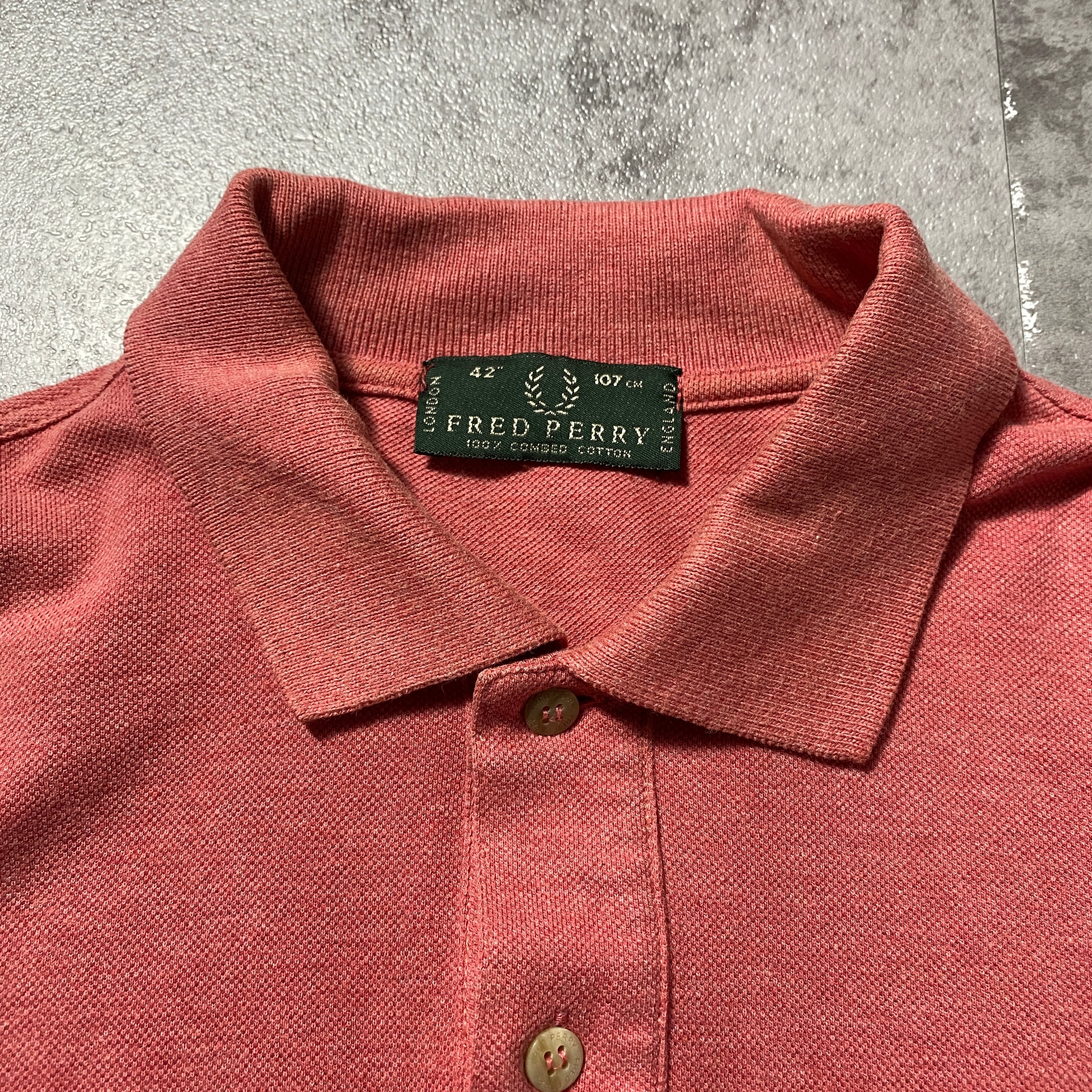 フレッドペリー FRED PERRY シャツ 長袖 月桂樹 ワンポイントロゴ