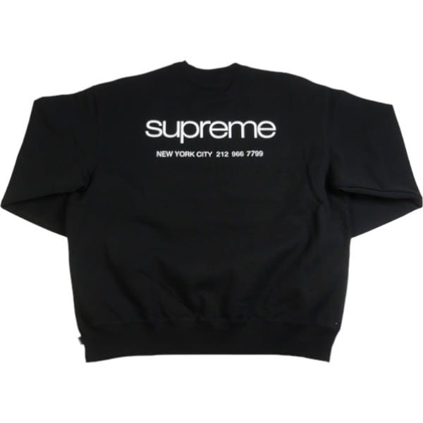supreme NYC Crewneck Black size:L
