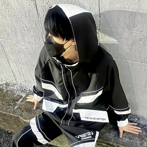 【 PSYCHO NATION 】714300 HOODIE フーディー  セットアップ　 ストリート サブカル 地雷系  ユニセックス オーバーサイズ