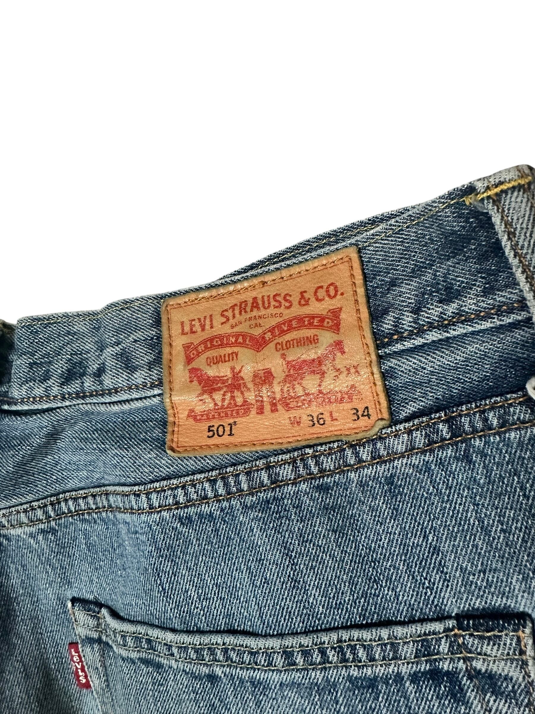 リーバイスLevi's 501 USA製 ボタン裏501 W36 L34 Levi's リーバイス