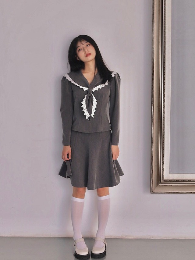 セットアップ 制服 セーラー服 グレー リボン ネクタイ ガーリー ロリータ コスプレ 衣装 ミニスカート アイドル 昭和 ブラウス スカート ボトムス トップス ワンピース Loveysmileshop 90 再入荷 おまけ付き 女の子 スカート トップス セットアップ コスプレ セットアップ 制服 セーラー服 グレー リボン ネクタイ ガーリー ロリータ コスプレ 衣装 ミニスカート アイドル 昭和 ブラウス スカート ボトムス トップス ワンピース Loveysmileshop 90 再入荷 おまけ付き 女の子 スカート トップス セットアップ コスプレ