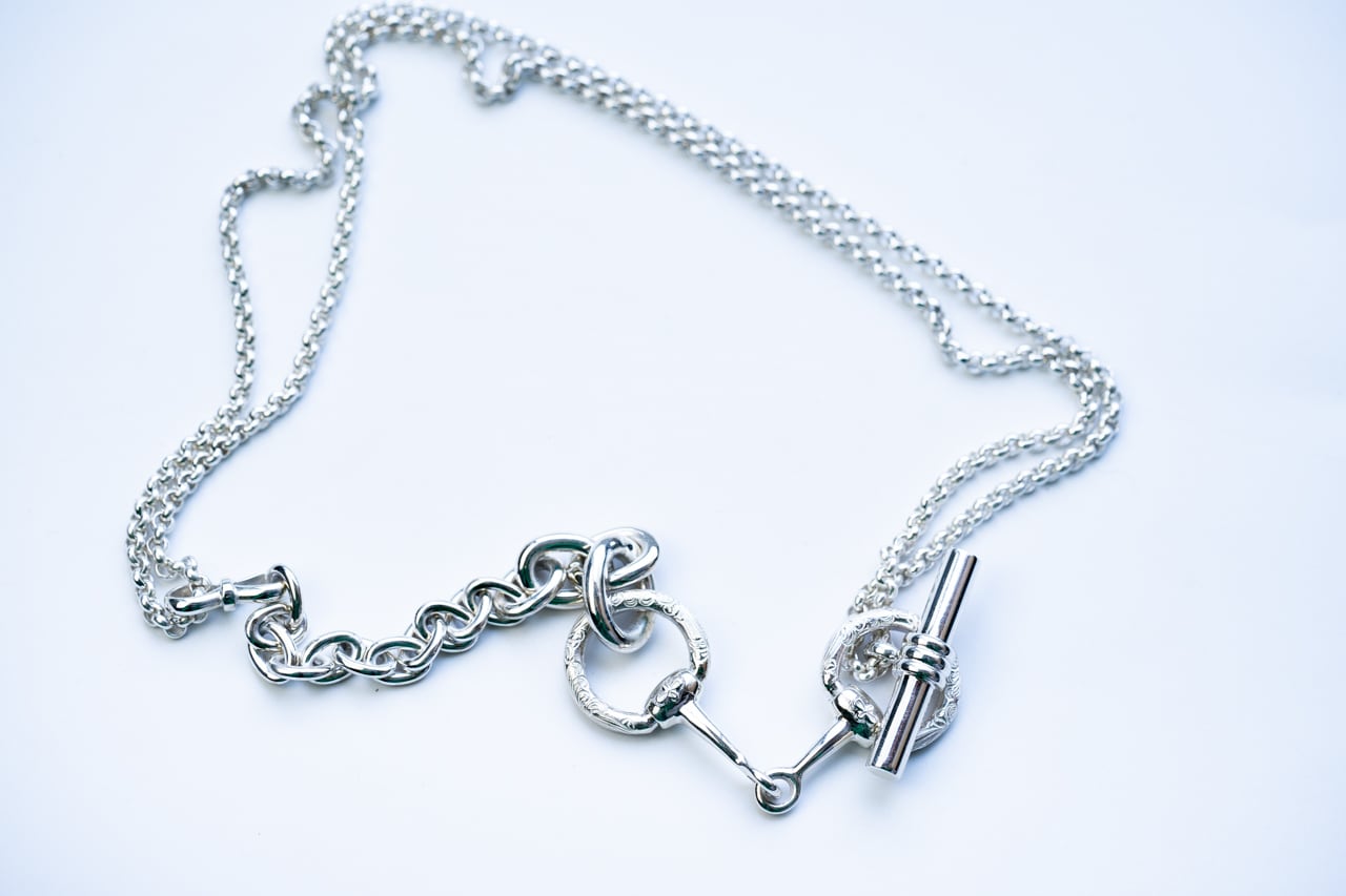C-036 Horse bit 3way necklace | WAKAN SILVER SMITH online store C-036 Horse bit 3way necklace | WAKAN SILVER SMITH online store