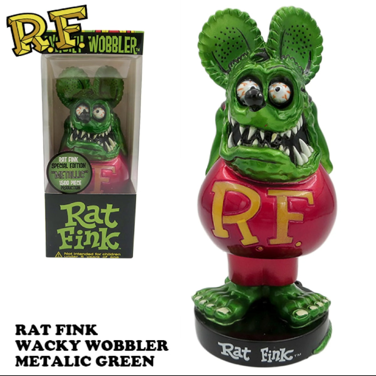 ラットフィンク　Rat Fink　ファンコ　バンク　ソフビ　アメトイ ♧【 Rat Fink / ラットフィンク 】FUNKO ファンコ ボビングヘッド