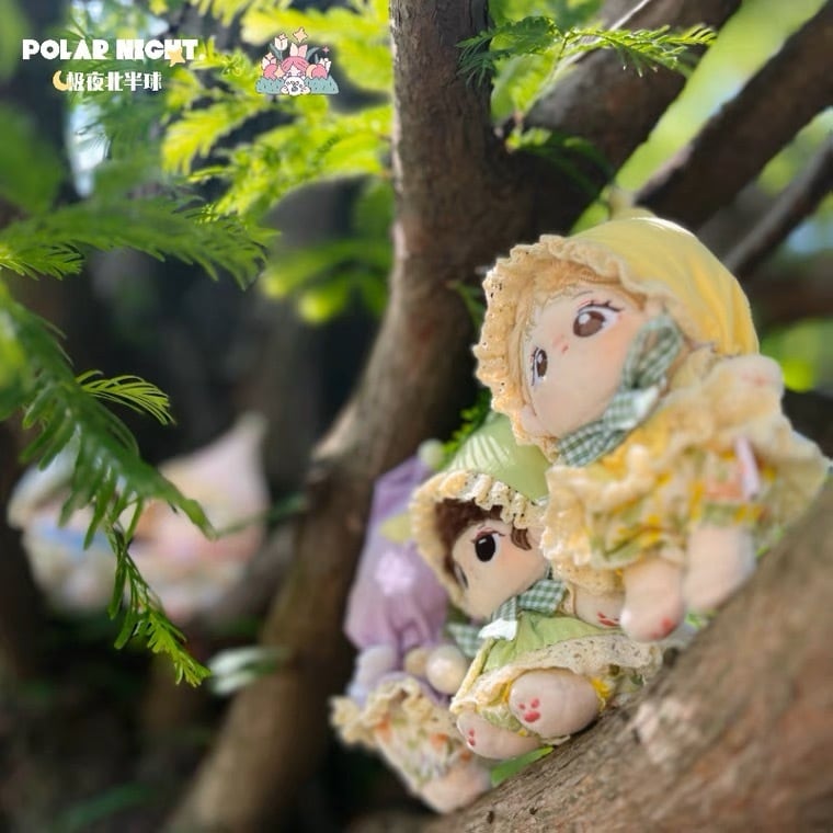 10cmぬい服】とんがり帽子の妖精コーデ 10cm棉花娃娃 labubu用お洋服