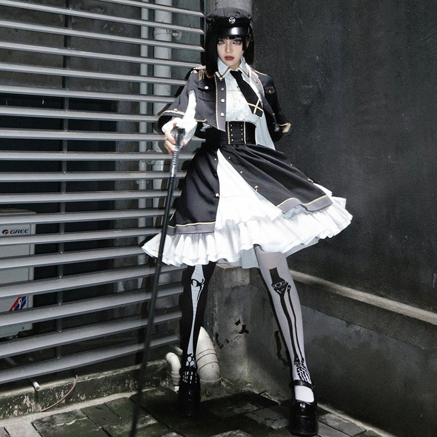 ゴスロリ通販 With U 予約販売 ゴシック ロリィタ ミリロリ 軍服