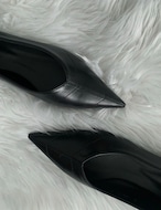 【新作5%OFF・3日間】Sharp Flat Shoes_2colors