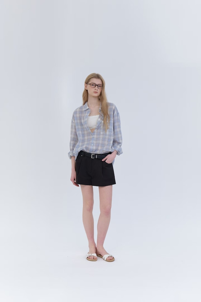 (予約) forest / Check shirt 3color