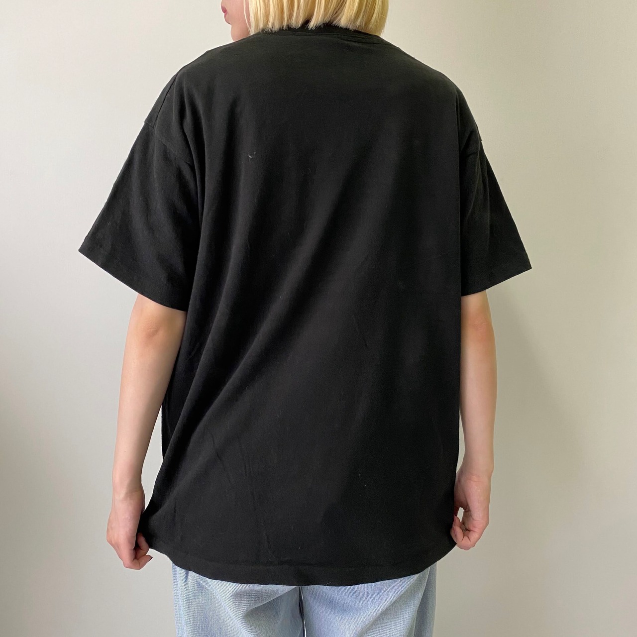 90年代 カナダ製 花 フラワー 鳥 アート スーベニア プリントTシャツ 